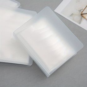 3inch High Quality Sturdy Star Photo Post Card Packing Album, 48page Bank Credit Card Plastic Protector Booklet