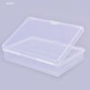 4pcs 10*7cm/3.93*2.75'' Transparent Plastic Boxes, Playing Cards Container Storage Case