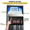 VEVOR 110V Commercial Ice Maker Machine 120-130LBS/24H with 33LBS Bin, Stainless Steel Automatic Operation Under Counter Ice Machine for Home Bar, Inc