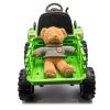 Ride on Tractor with Trailer,24V Battery Powered Electric Tractor Toy, 200w*2motor 1.86-4.97MPH/Remote Control,electric car for kids,Three speed adjus