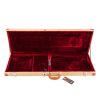 Glarry High Grade Electric Guitar Square Hard Case for GST GTL 170 SG and Burning fire Flat Yellow