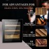 50L Cigar Humidors with Cooling and Heating Function , 300 Counts Capacity Cigar Humidor Humidifiers with Constant Temperature Controller, Father's Da
