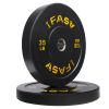 Olympic Weight Plates, Rubber Bumper Plates, 2 Inch Steel Insert 35lb Bundle Options Available for Home Gym Strength Training, Weightlifting, Weight B