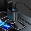100W 4 In 1 Fast Car Charger USB C Car Charger 180¬∫Adjustable Car Phone Charger
