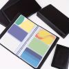 240 Pockets Leather Loose-Leaf Business Card Book, Card Organizer, Card Folder, Card Holder, Credit Card Protector, Large Capacity Black