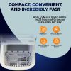 Ice Maker Ice Maker Countertop 44LBS Ice Maker Home Use Outdoor Use Ice Maker 20KG Compact Ice Maker With Ice Scoop & Basket, Ideal For Home Use Party