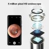 Ear Wax Removal Endoscope Otoscope; Earwax Remover Tools; Scope; With 1080P FHD Camera; 6 Led Lights; Wireless Connected; Compatible With IPhone; IPad