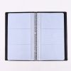 240 Pockets Leather Loose-Leaf Business Card Book, Card Organizer, Card Folder, Card Holder, Credit Card Protector, Large Capacity Black