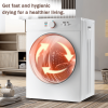 Wall-mounted washer, drum dryer, electric clothes drying 6.6 lb mini dryer washer and dryer laundry room 120V / 1020W Home / apartment / dormitory UV