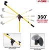 5 Core Tripod Mic Stand Heavy Duty Height Adjustable Floor Microphone Boom Arm Pedestal Para Microfono for Singing On Stage Studio - MS 080 YLW