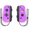 Replacement For Joycon Controllers With Grip Dual Shock Wake-Up Plug And Play; (L/R) Controller Compatible For Nintendo Switch; Including Waking Up Fu