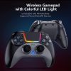 PS4 Controller; Wireless Controller For PS4 RGB Light Programming Function; Wireless Gamepad With Colorful LED Light