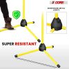 5 Core Tripod Mic Stand Heavy Duty Height Adjustable Floor Microphone Boom Arm Pedestal Para Microfono for Singing On Stage Studio - MS 080 YLW