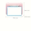 Men's 26 Card Slots PU Leather Credit Card Storage Bag Unisex Cartoon Hippo Graphic Simple Texture Multi-card Card Holder Coin Purse