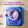 Heated Roller Dryer Portable Clothes Dry Cleaning 6.6 lb Mini dryer washer and dryer laundry 120V / 850W Home / apartment / dormitory UV sterilization